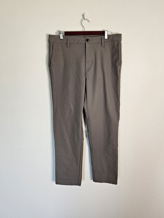 Vuori Other - Vuori V427 Meta Pant Gray 33 Waist 27.25" Inseam Flat Front 5 Pocket